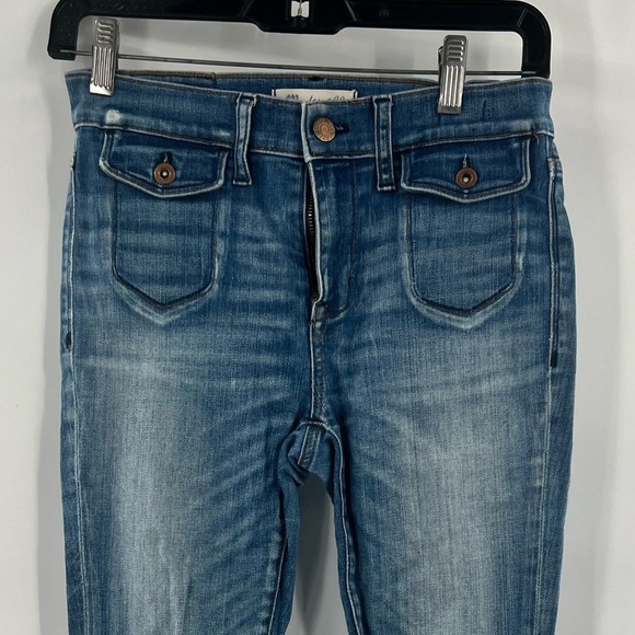 Madewell high riser crop skinny size 26 blue jeans US size 4 - Picture 2 of 10